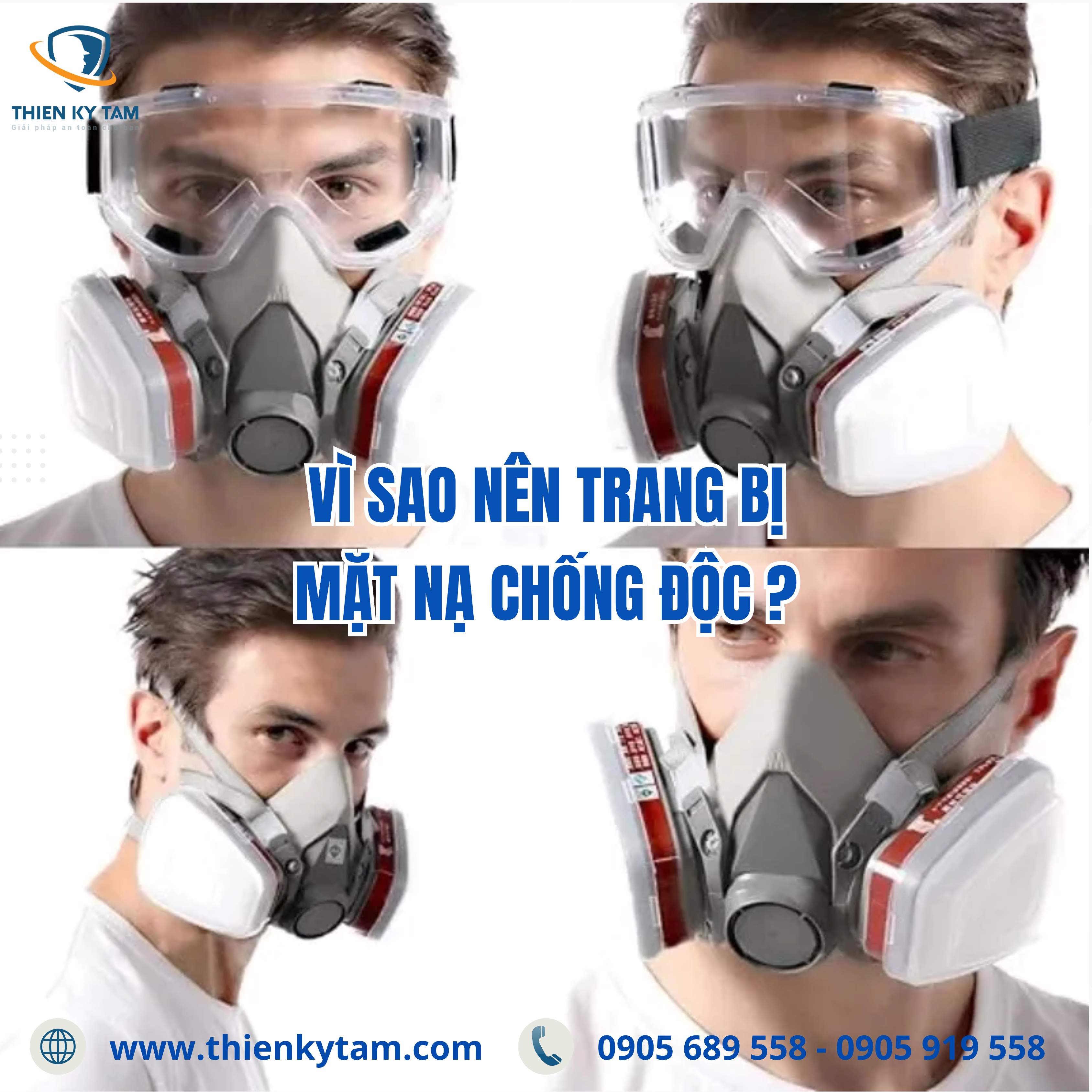 Lý do nên trang bị mặt nạ chống độc 
