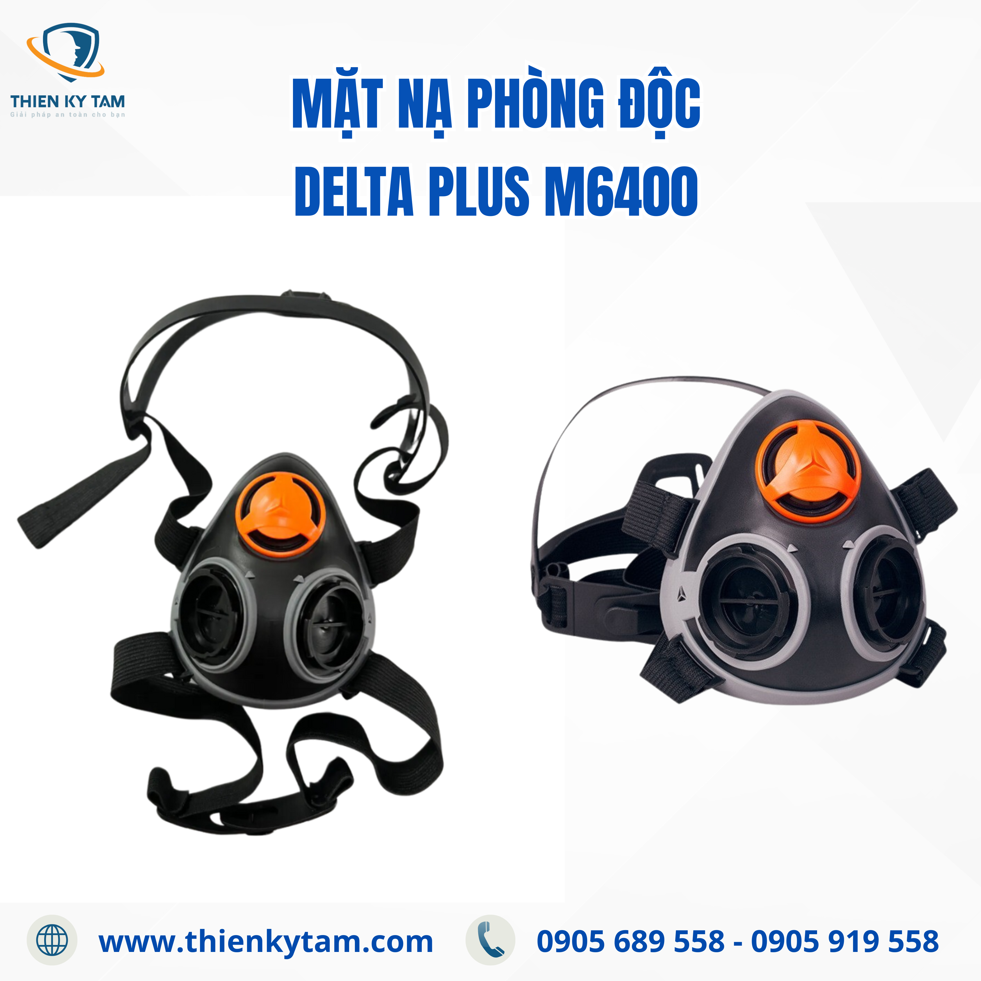 Mặt nạ chống độc Delta Plus M6400