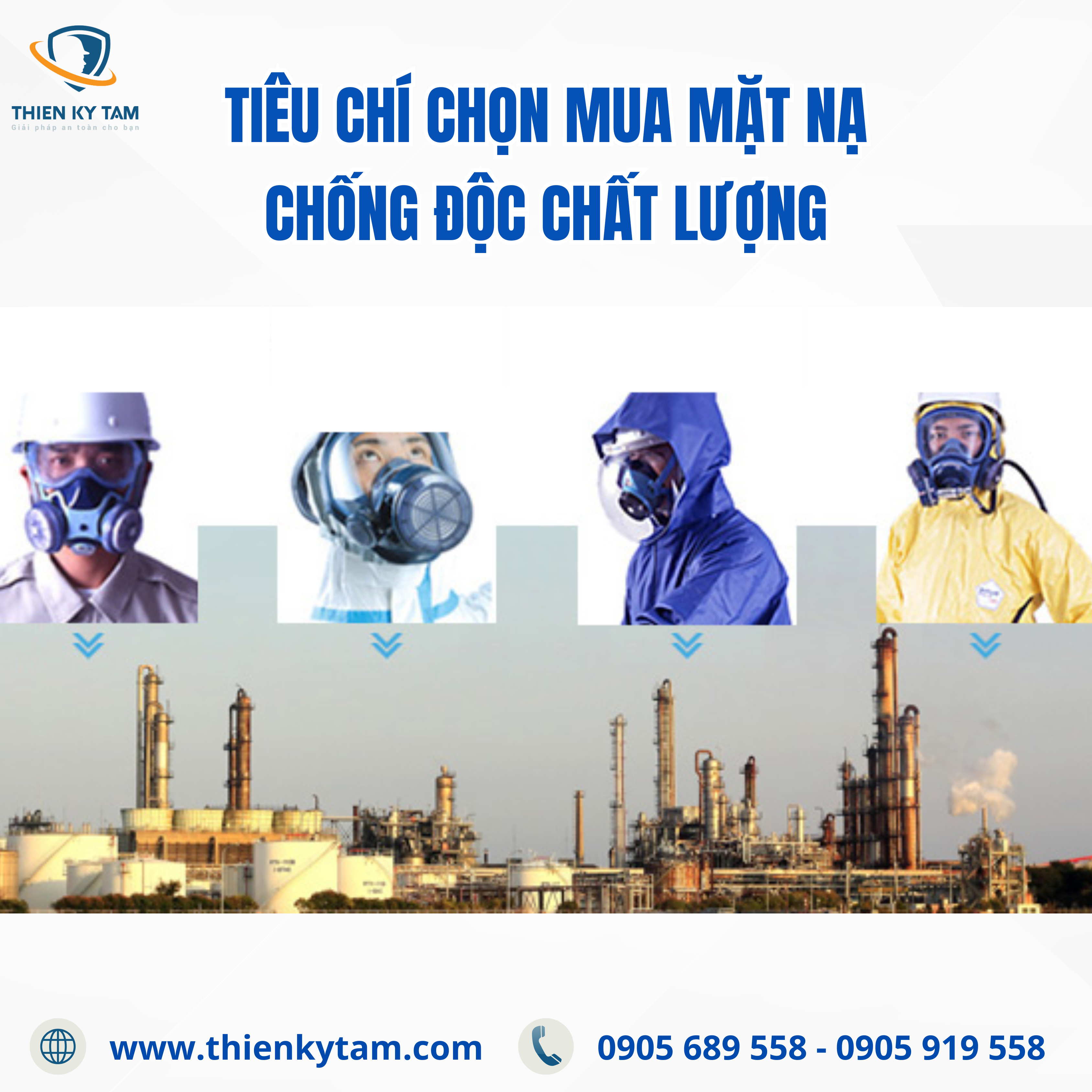 Tiêu chí chọn mua mặt nạ chống độc chất lượng