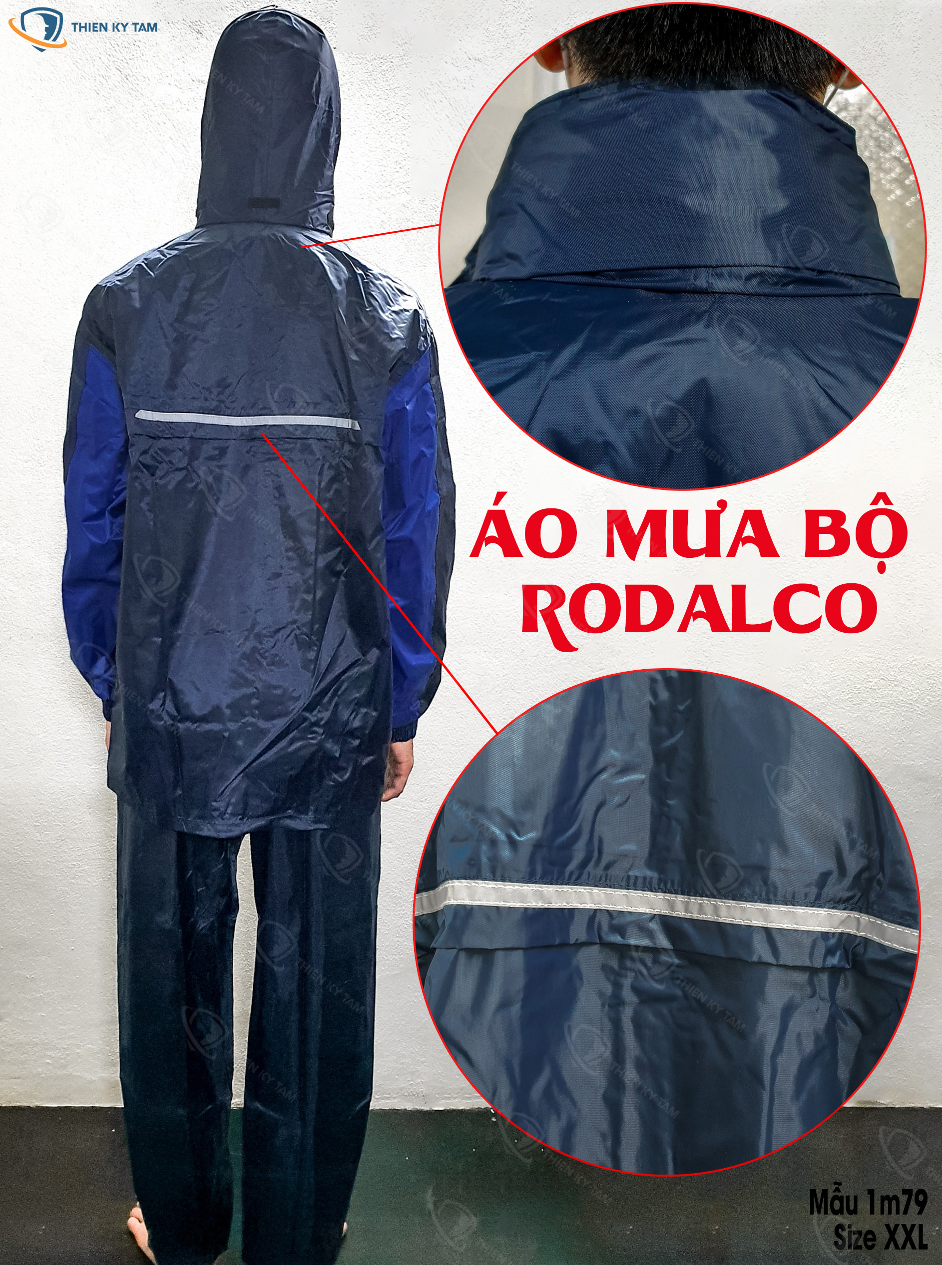 Áo mưa khoát gió cho công nhân công trường Rodalco tại Đà Nẵng