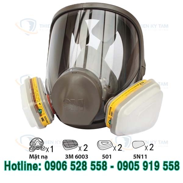 MẶT NẠ CHE NGUYÊN MẶT 3M SERI 6000 